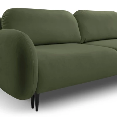 Rozkládací dvousedák s úložným prostorem MORDEN - khaki