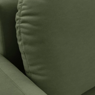 Rozkládací dvousedák s úložným prostorem MORDEN - khaki