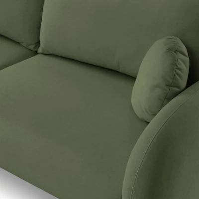 Rozkládací dvousedák s úložným prostorem MORDEN - khaki