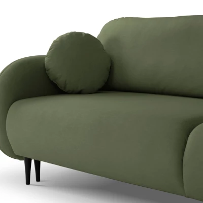 Rozkládací dvousedák s úložným prostorem MORDEN - khaki