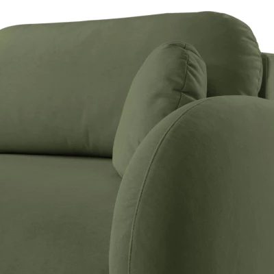 Rozkládací dvousedák s úložným prostorem MORDEN - khaki