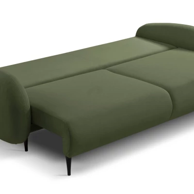 Rozkládací dvousedák s úložným prostorem MORDEN - khaki