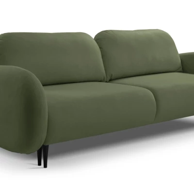 Rozkládací dvousedák s úložným prostorem MORDEN - khaki