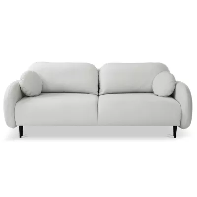 Rozkládací dvousedák s úložným prostorem MORDEN - světlý béžový 2