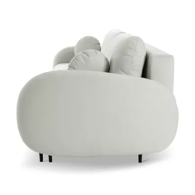 Rozkládací dvousedák s úložným prostorem MORDEN - světlý béžový 2