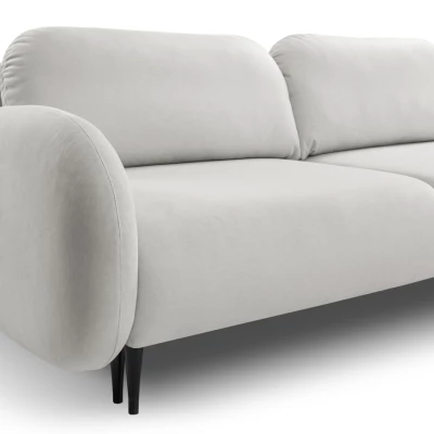 Rozkládací dvousedák s úložným prostorem MORDEN - světlý béžový 2