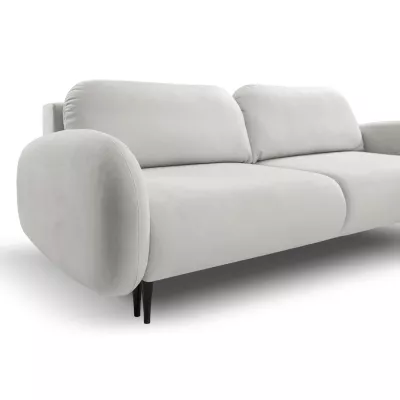 Rozkládací dvousedák s úložným prostorem MORDEN - světlý béžový 2