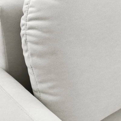 Rozkládací dvousedák s úložným prostorem MORDEN - světlý béžový 2