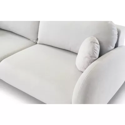 Rozkládací dvousedák s úložným prostorem MORDEN - světlý béžový 2