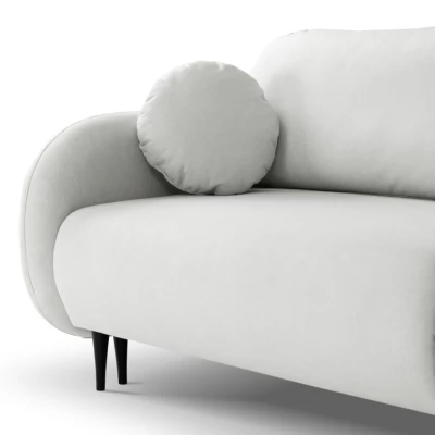 Rozkládací dvousedák s úložným prostorem MORDEN - světlý béžový 2