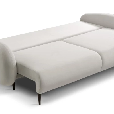 Rozkládací dvousedák s úložným prostorem MORDEN - světlý béžový 2