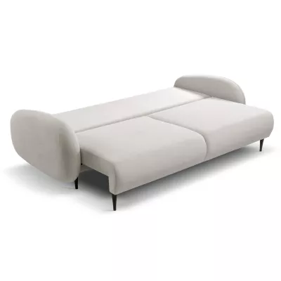 Rozkládací dvousedák s úložným prostorem MORDEN - světlý béžový 2