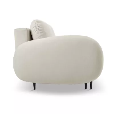 Rozkládací dvousedák s úložným prostorem MORDEN - světlý béžový 1