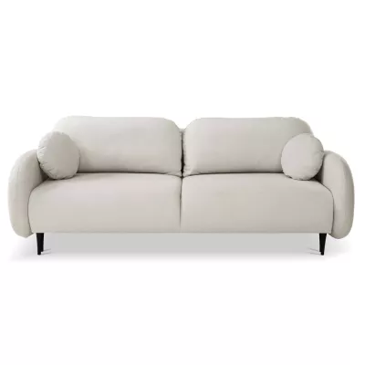 Rozkládací dvousedák s úložným prostorem MORDEN - světlý béžový 1