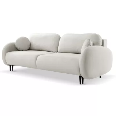 Rozkládací dvousedák s úložným prostorem MORDEN - světlý béžový 2