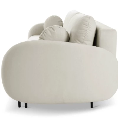 Rozkládací dvousedák s úložným prostorem MORDEN - světlý béžový 1