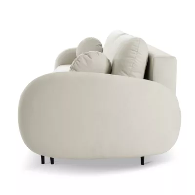 Rozkládací dvousedák s úložným prostorem MORDEN - světlý béžový 1