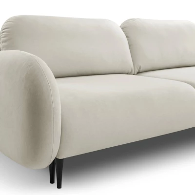 Rozkládací dvousedák s úložným prostorem MORDEN - světlý béžový 1