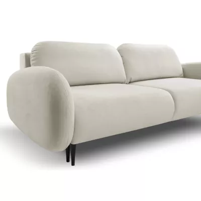 Rozkládací dvousedák s úložným prostorem MORDEN - světlý béžový 1