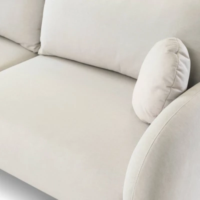 Rozkládací dvousedák s úložným prostorem MORDEN - světlý béžový 1