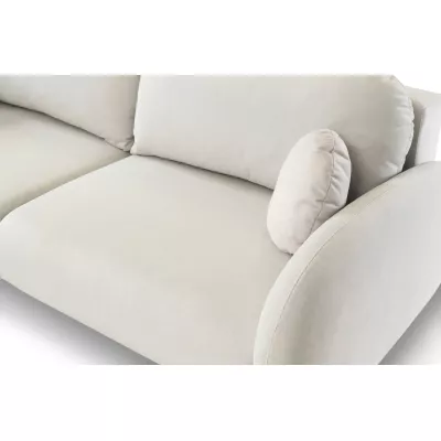 Rozkládací dvousedák s úložným prostorem MORDEN - světlý béžový 1