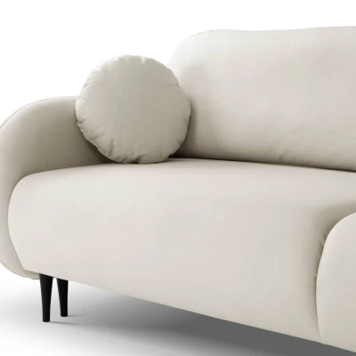 Rozkládací dvousedák s úložným prostorem MORDEN - světlý béžový 1