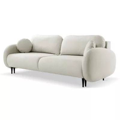 Rozkládací dvousedák s úložným prostorem MORDEN - světlý béžový 1