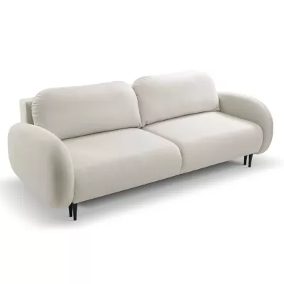 Rozkládací dvousedák s úložným prostorem MORDEN - světlý béžový 1