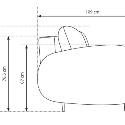 Rozkládací dvousedák s úložným prostorem MORDEN - světlý béžový 1