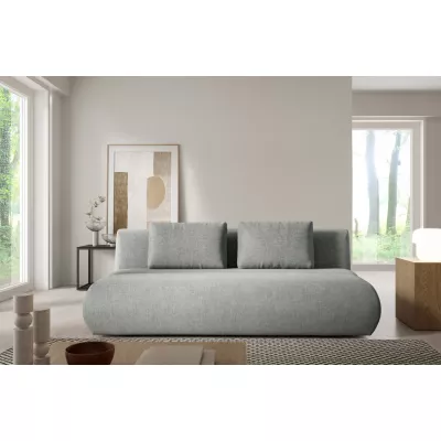 Rozkládací dvoumístná pohovka OSHAWA - ocelová šedá