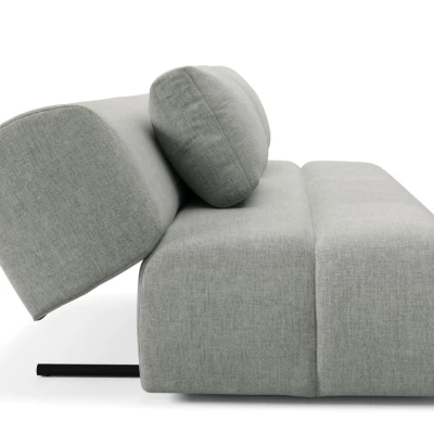 Rozkládací dvoumístná pohovka OSHAWA - ocelová šedá