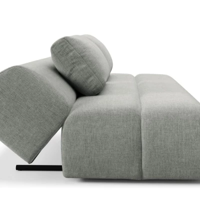 Rozkládací dvoumístná pohovka OSHAWA - ocelová šedá