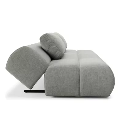 Rozkládací dvoumístná pohovka OSHAWA - ocelová šedá