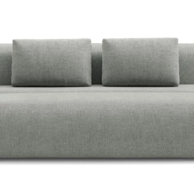 Rozkládací dvoumístná pohovka OSHAWA - ocelová šedá