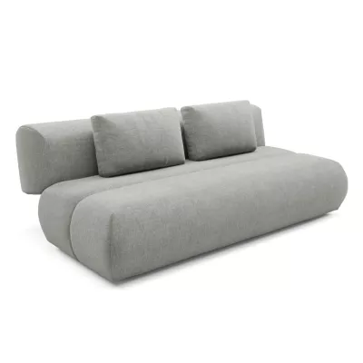 Rozkládací dvoumístná pohovka OSHAWA - ocelová šedá