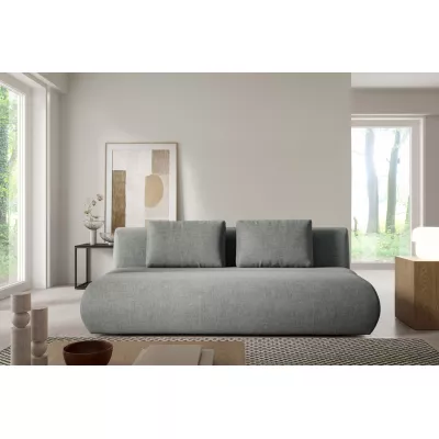 Rozkládací dvoumístná pohovka OSHAWA - popelavá