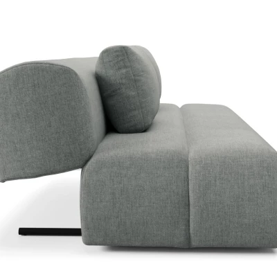 Rozkládací dvoumístná pohovka OSHAWA - popelavá