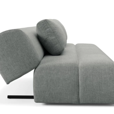 Rozkládací dvoumístná pohovka OSHAWA - popelavá