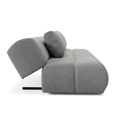 Rozkládací dvoumístná pohovka OSHAWA - popelavá