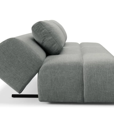 Rozkládací dvoumístná pohovka OSHAWA - popelavá