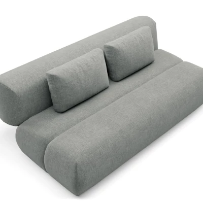 Rozkládací dvoumístná pohovka OSHAWA - popelavá