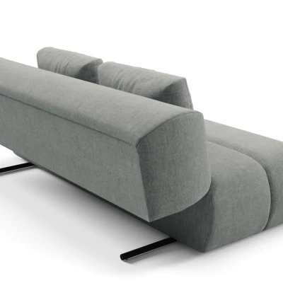 Rozkládací dvoumístná pohovka OSHAWA - popelavá