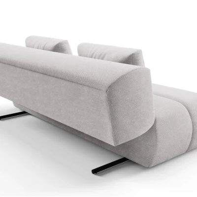 Rozkládací dvoumístná pohovka OSHAWA - šedá