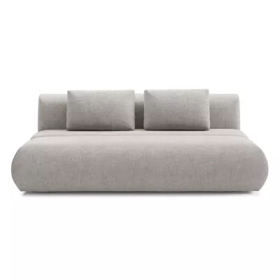 Rozkládací dvoumístná pohovka OSHAWA - šedá