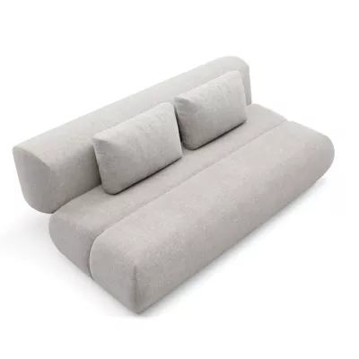 Rozkládací dvoumístná pohovka OSHAWA - šedá