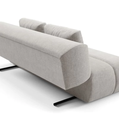 Rozkládací dvoumístná pohovka OSHAWA - šedá