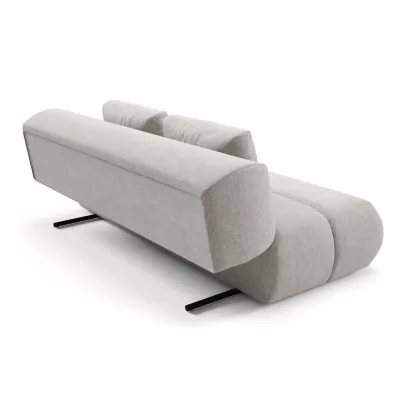 Rozkládací dvoumístná pohovka OSHAWA - šedá