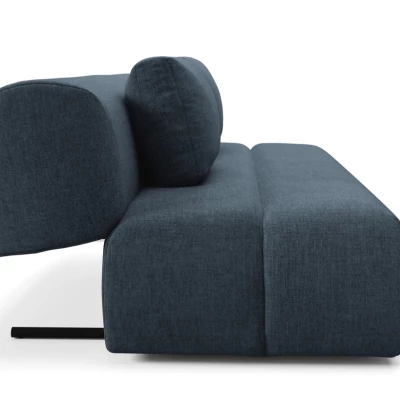 Rozkládací dvoumístná pohovka OSHAWA - tmavá modrá