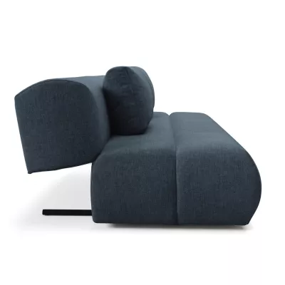 Rozkládací dvoumístná pohovka OSHAWA - tmavá modrá