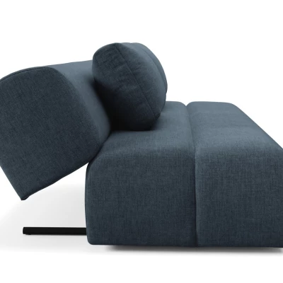 Rozkládací dvoumístná pohovka OSHAWA - tmavá modrá